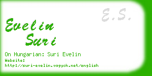 evelin suri business card